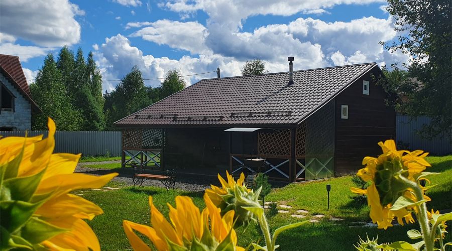 Коттедж с сауной и терассой №8