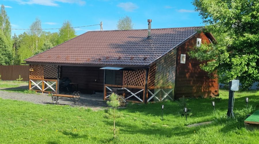 Коттедж с сауной и терассой №8