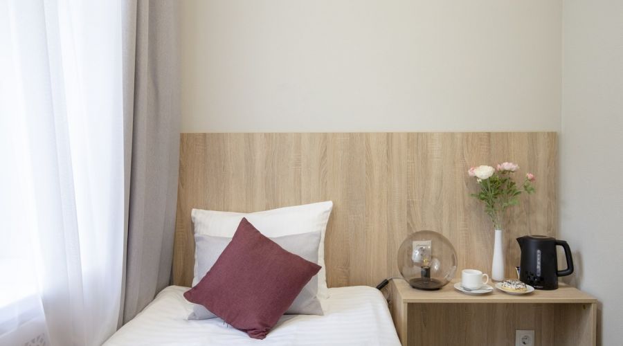 Одноместный номер с видом во внутренний дворик