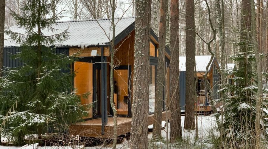 Дома с видом на лес