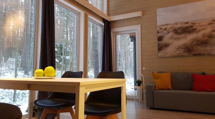 Дома с видом на лес