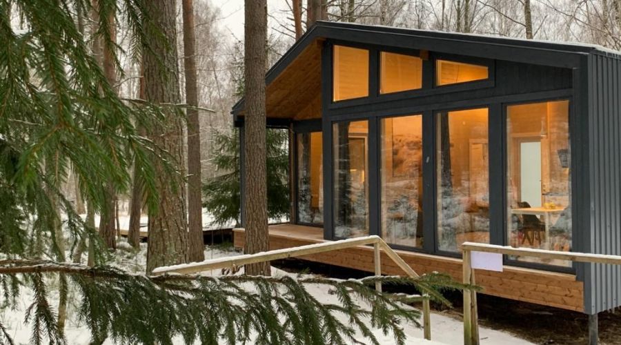 Дома с видом на лес