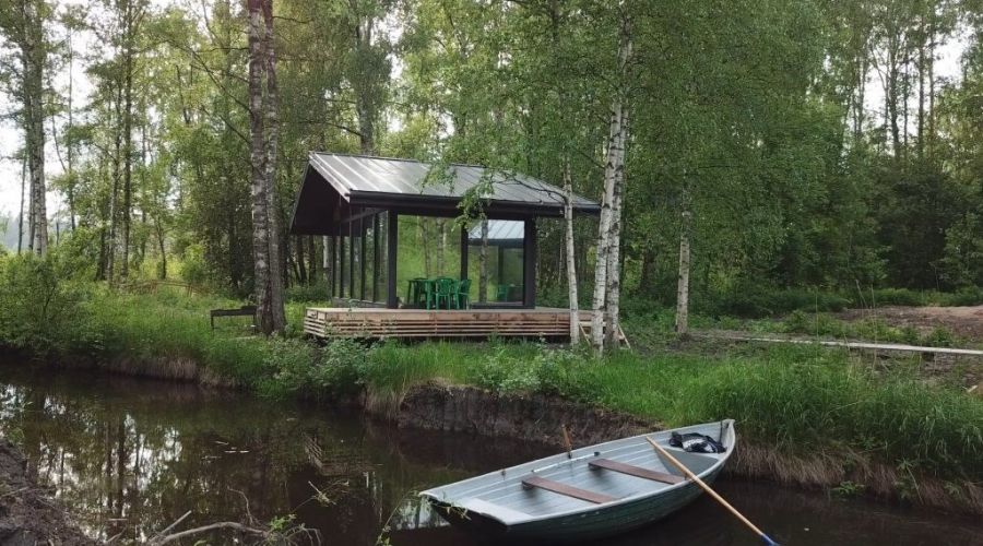 Дома на берегу Вуоксы