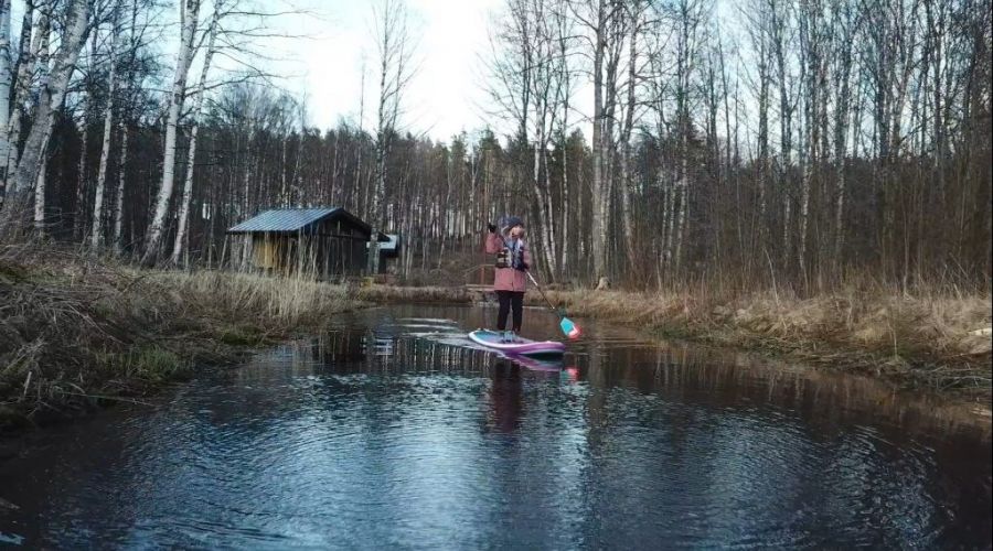 Дома на берегу Вуоксы