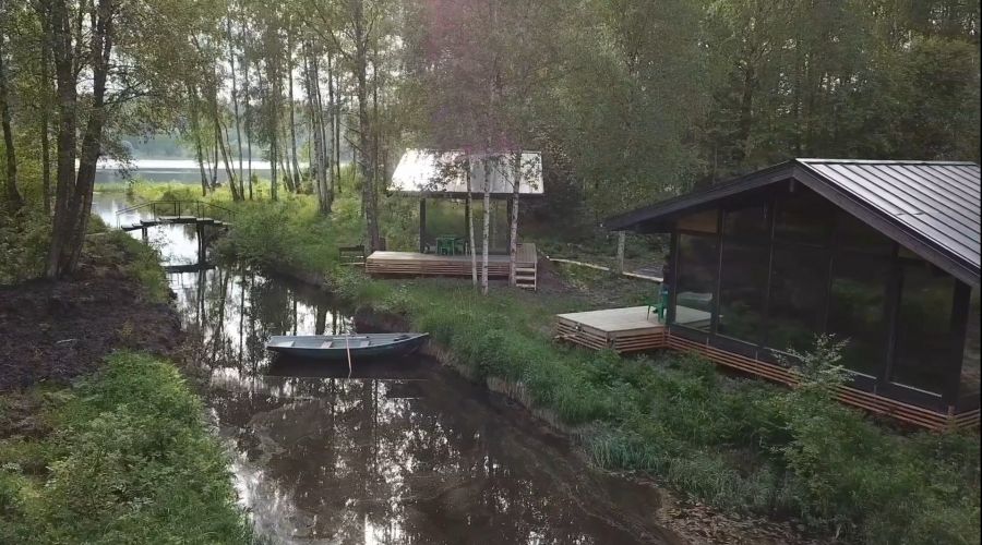 Дома на берегу Вуоксы