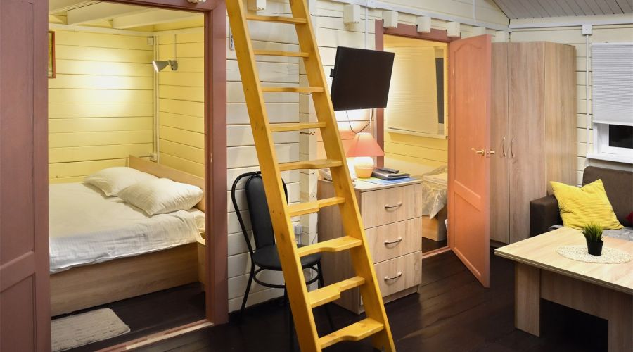 Малый коттедж у леса (1-этажный) 4+2