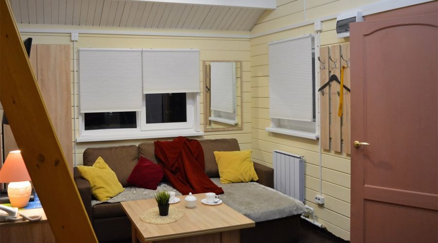 Малый коттедж у леса (1-этажный) 4+2