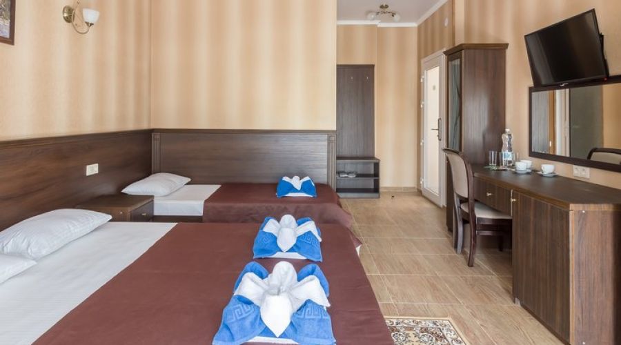 Делюкс 2-местный (2 доп. места, Бетон)