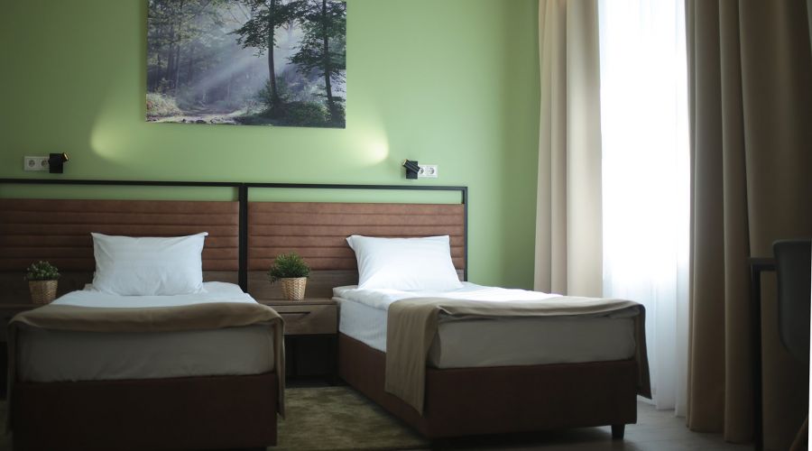 Стандартный двухместный номер с двумя кроватями