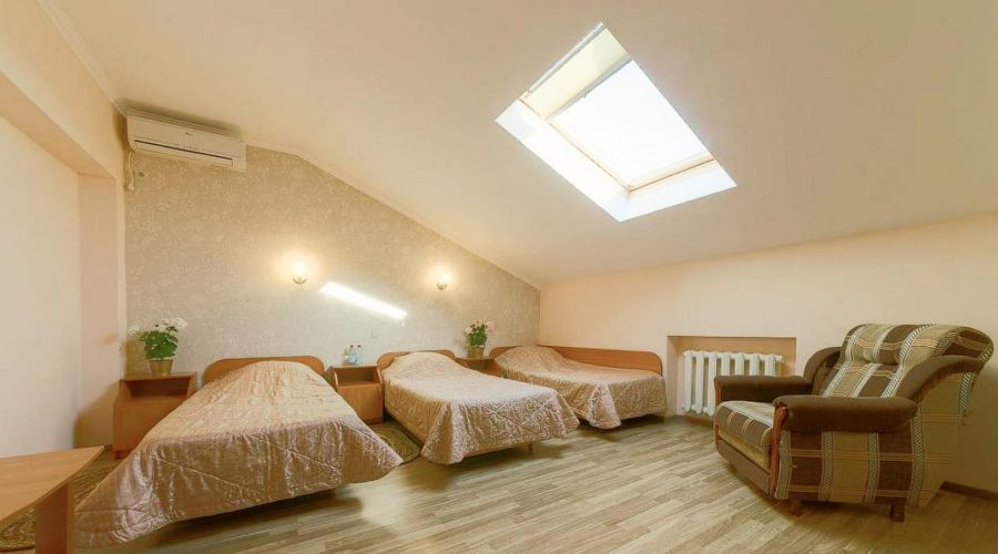 Трехместный эконом мансарда