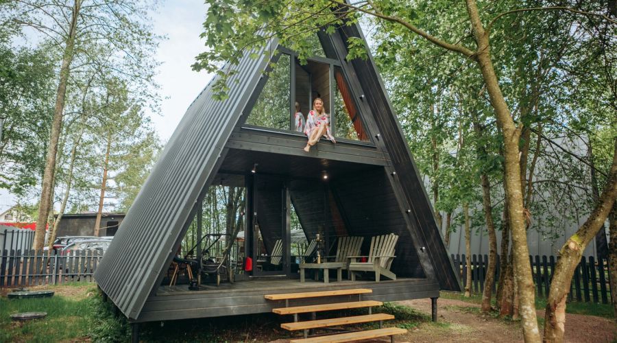 Правдинское озеро A-frame Red