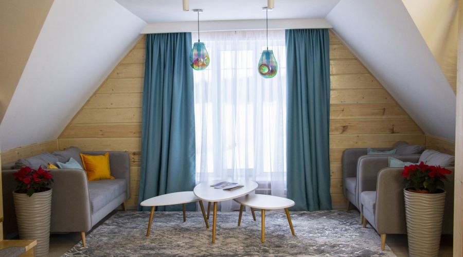 Двухуровневый номер в коттедже "Адмирал"