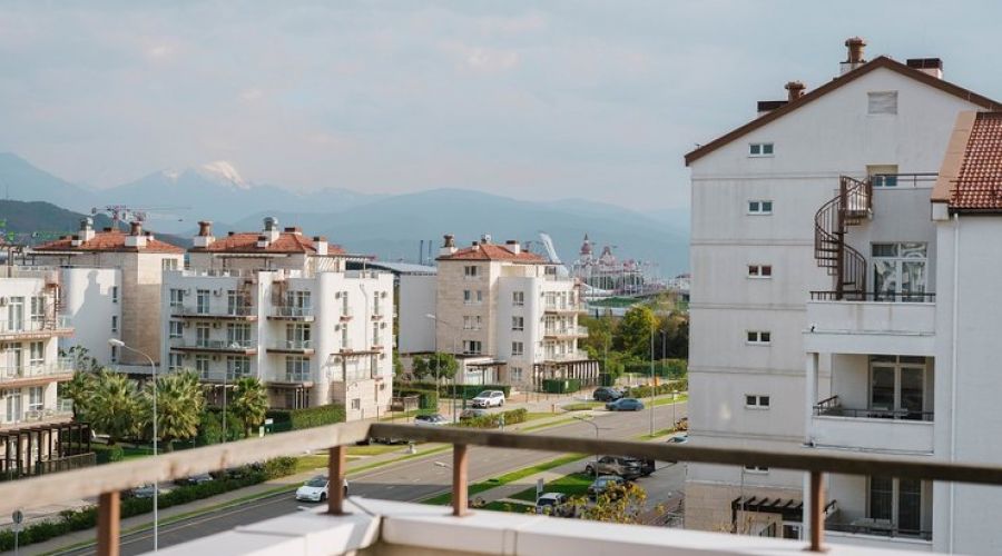 Апартаменты 2-местный (с одной спальней и террасой)