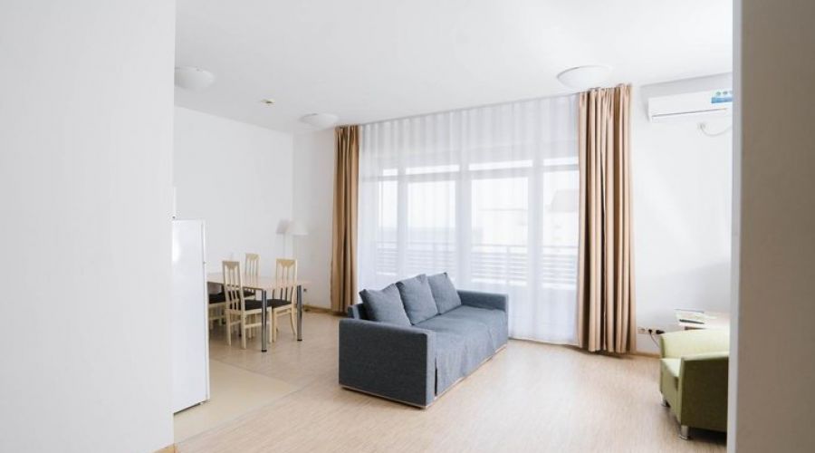 Апартаменты 2-местный (с одной спальней, вид на море)