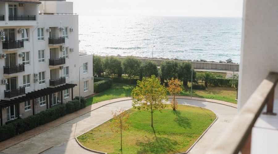 Апартаменты 2-местный (с одной спальней, вид на море)