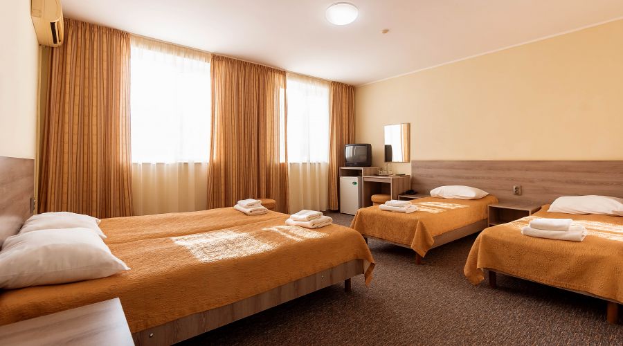 Стандартный 4-местный 2-комнатный без балкона