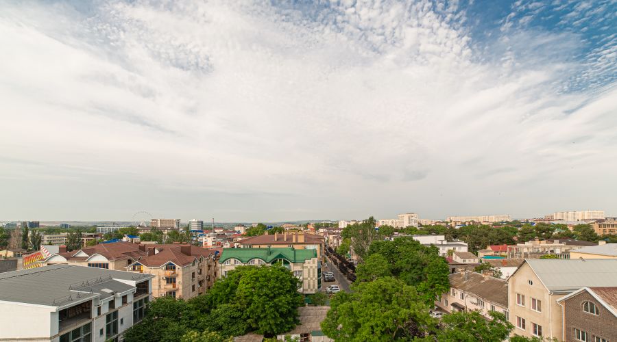 Стандартный 2-местный, вид на город (2 отдельные кровати)