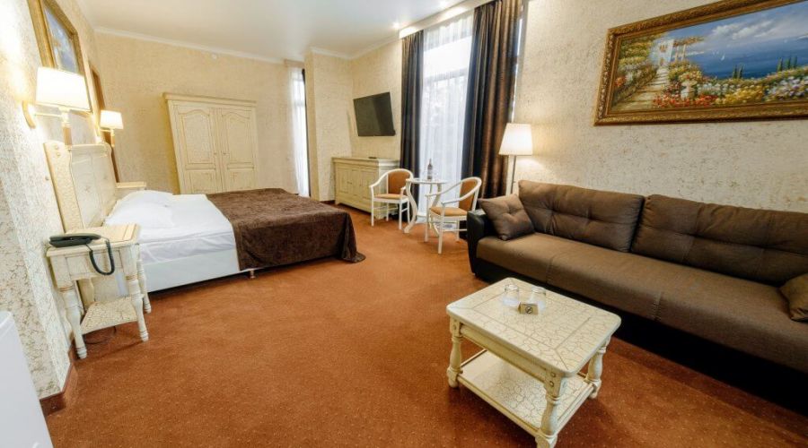 Люкс 2-местный 1-комнатный в Коттедже с французской кроватью