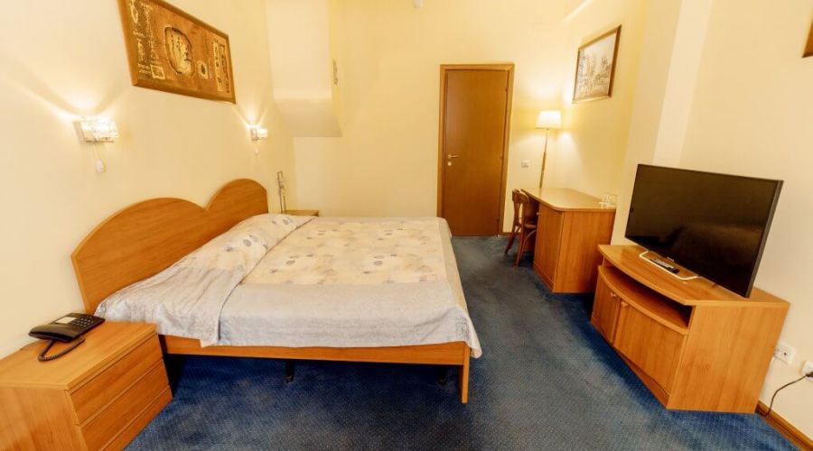 Стандарт 2-местный 1-комнатный в Коттедже с раздельными кроватями (не мансардный,  доп. место - под расписку)