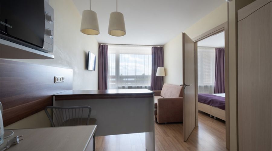 Студия 2-комнатная вид на залив