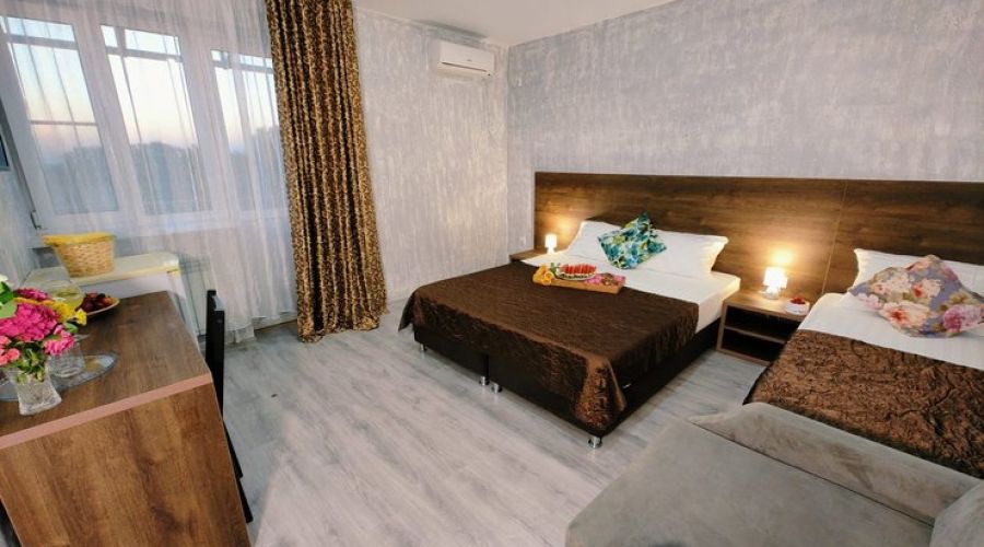 Супериор 4-местный 1-комнатный (с зоной отдыха)