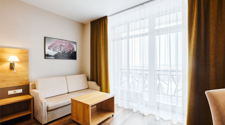 Студия 2-местная улучшенная с видом на реку