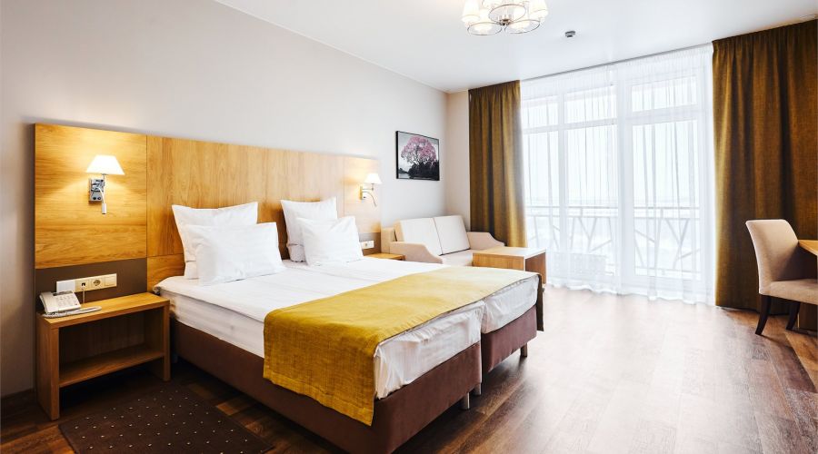 Студия 2-местная улучшенная с видом на реку