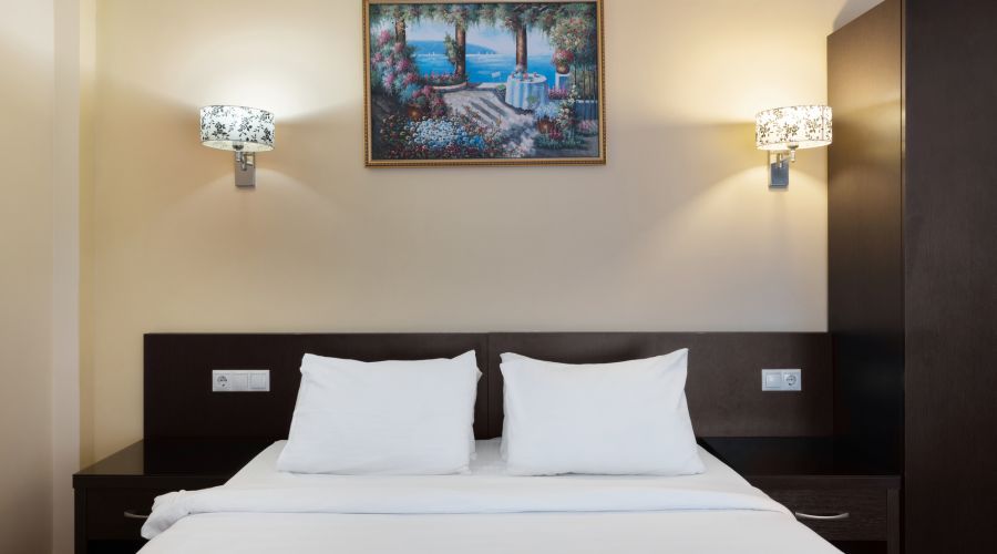 Полулюкс 2-местный 1-комнатный с балконом и видом на море