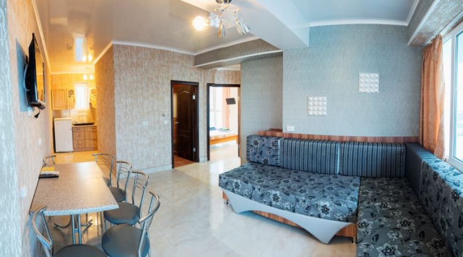 Апартаменты 4-местные 2-комнатные (3 этаж без балкона)