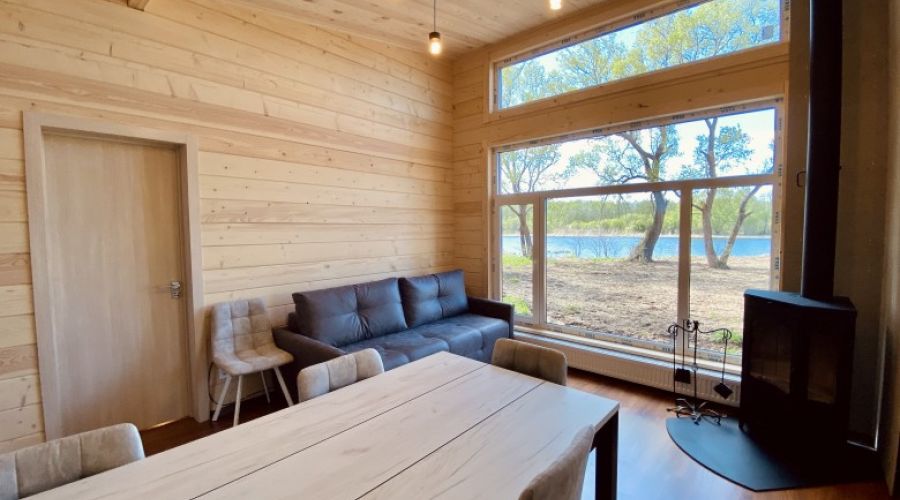 Дом 4-местный "на реке №4" с камином