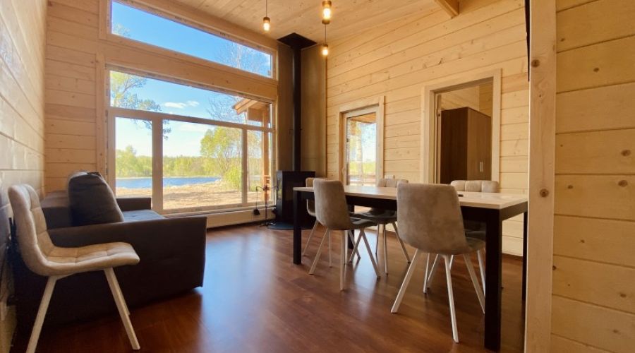 Дом 4-местный "на реке №4" с камином