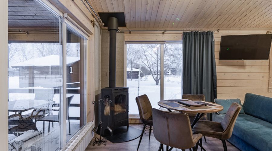 Дом 4-местный "На берегу 3,4" с камином