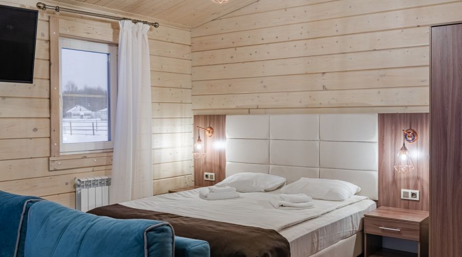 Дом 4-местный "На берегу 3,4" с камином