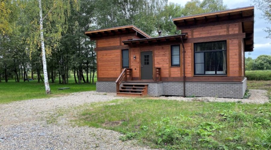 Дом 4-местный "на реке №4" с камином