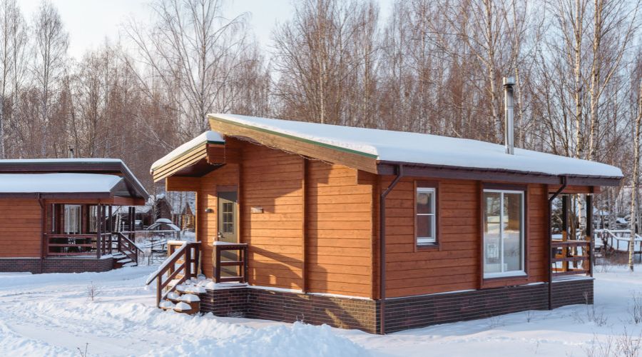 Дом 4-местный "На берегу 3,4" с камином