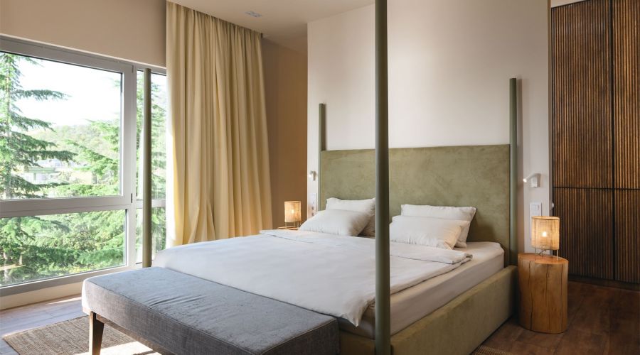 Люкс Премиум 2-местный 3-комнатный с 2-мя спальнями (вилла 9)