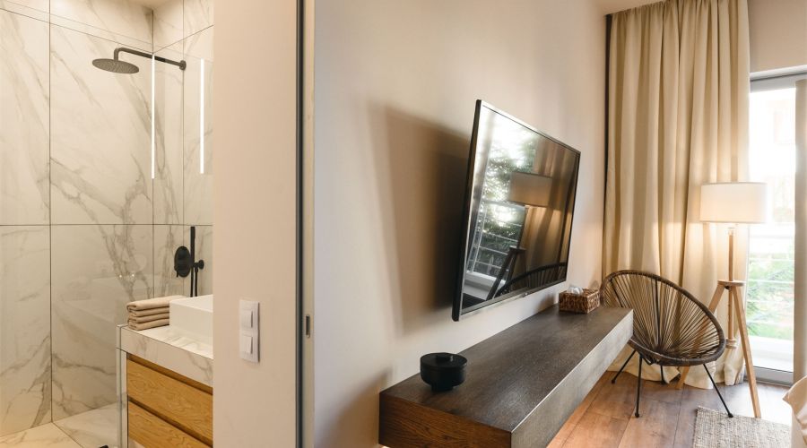 Люкс Премиум 2-местный 3-комнатный с 2-мя спальнями (вилла 9)