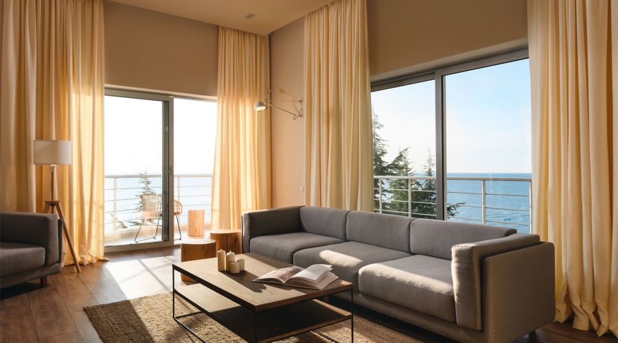 Люкс Премиум 2-местный 3-комнатный с 2-мя спальнями (вилла 9)