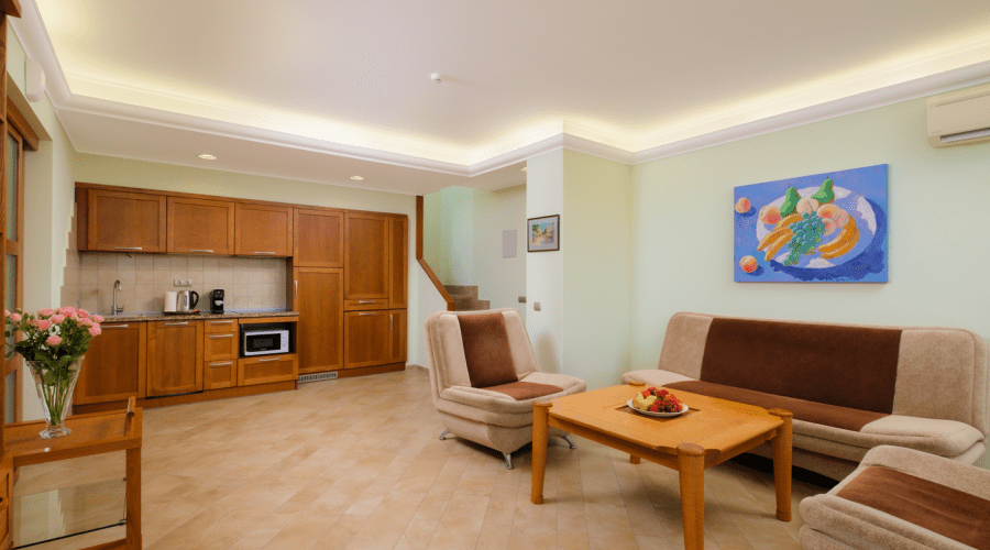 Апартаменты улучшенные 2-местные 2-уровневые