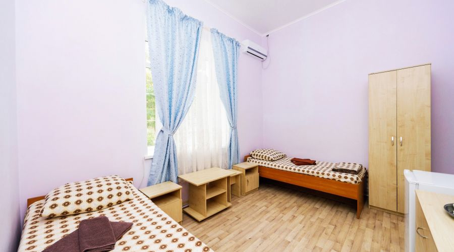 Эконом 2-местный 1-комнатный с удобствами на блок, корпус 8