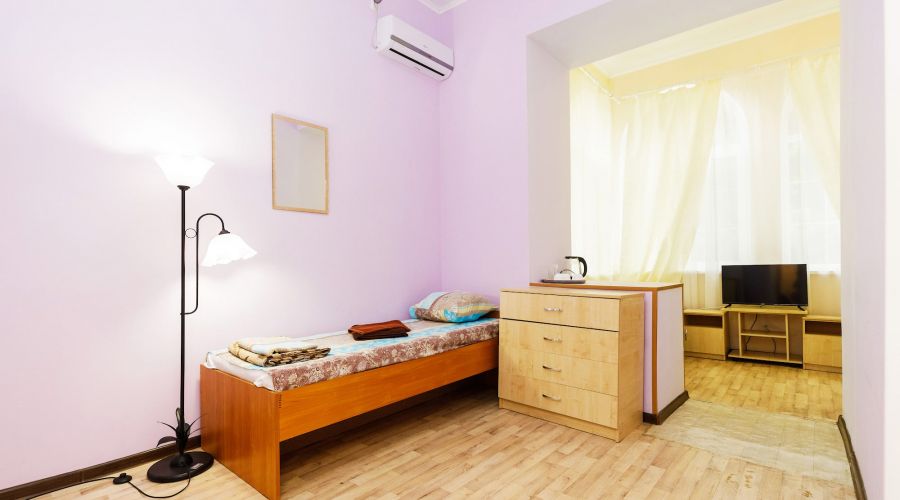 Эконом 3-местный 1-комнатный с удобствами на блок, корпус 8