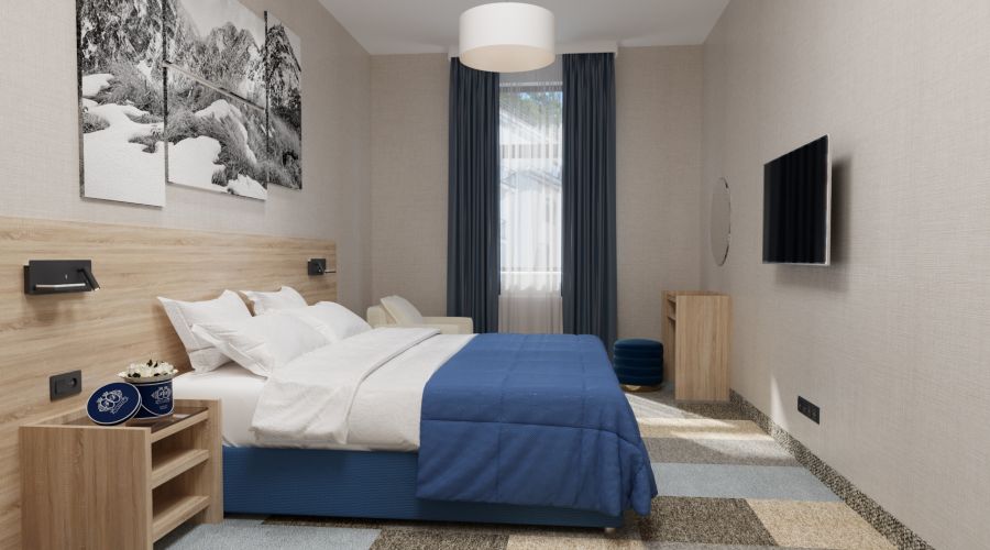 Апартаменты 2-мест 2-ком с кухней к.1