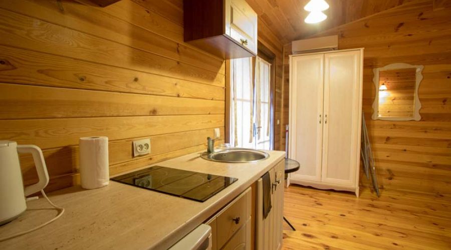 Домик 2-местный 2-комнатный Эко Вилла