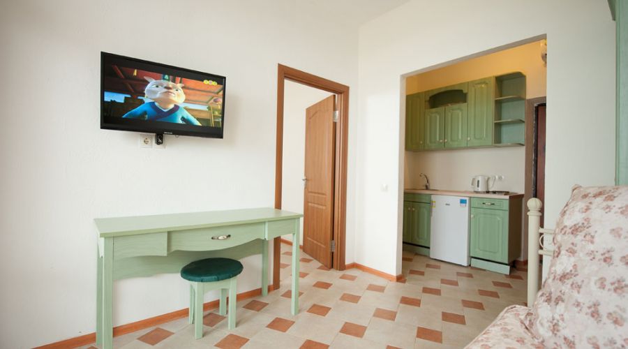 Апартаменты 2-местные 2-комнатные (вид на сад)