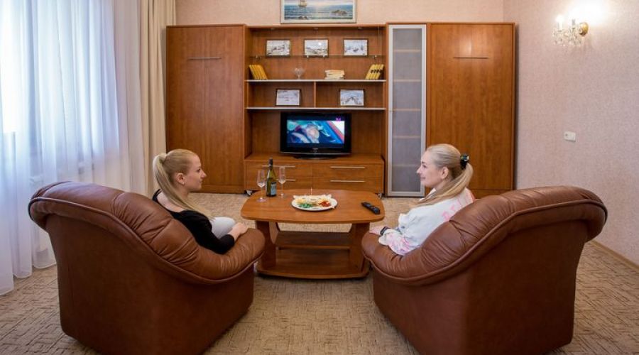 Апартамент 2-местный 3-комнатный с сауной