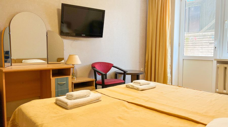 Семейный 2-мест. без балкона ( 1 и 5 этаж) 1-комнатный