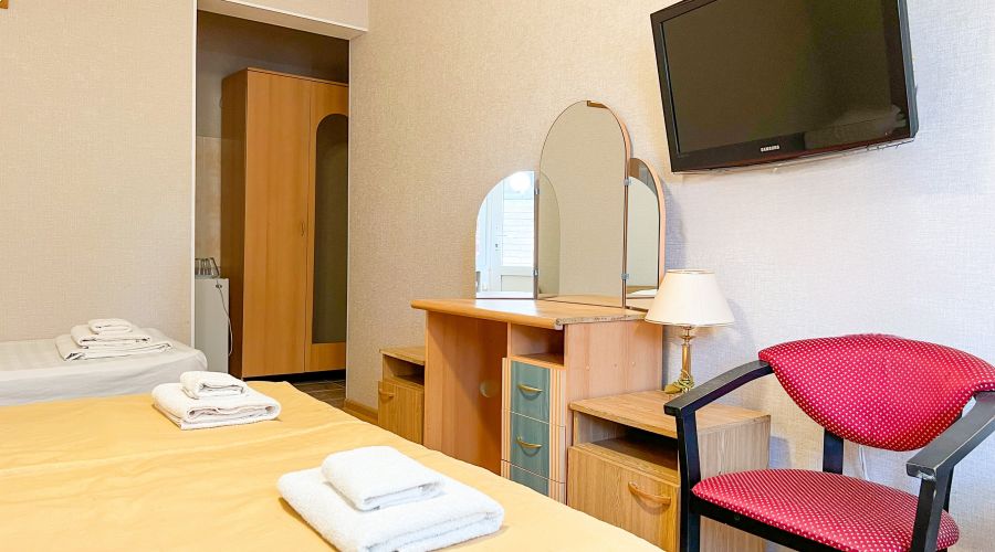 Семейный 2-мест. без балкона ( 1 и 5 этаж) 1-комнатный