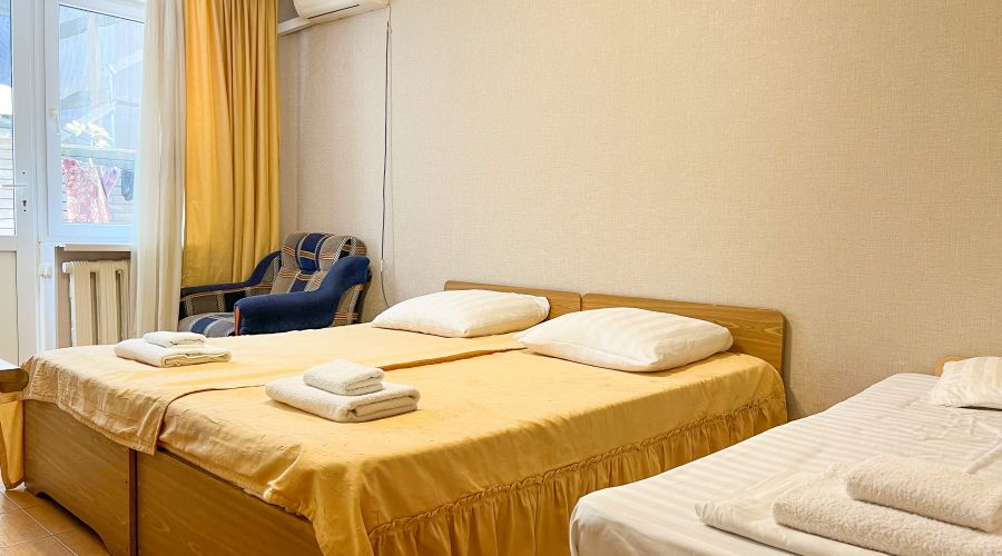 Семейный 2-мест. без балкона ( 1 и 5 этаж) 1-комнатный