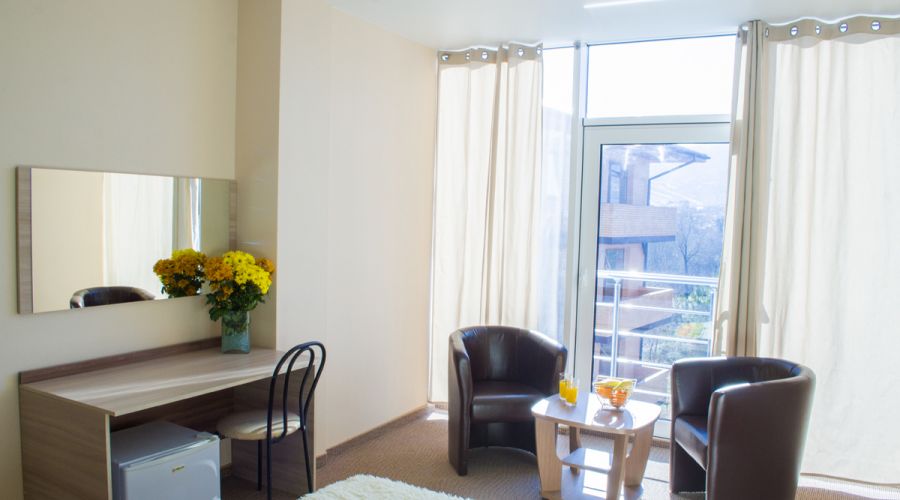 Стандарт 2-местный без балкона (вид на горы)