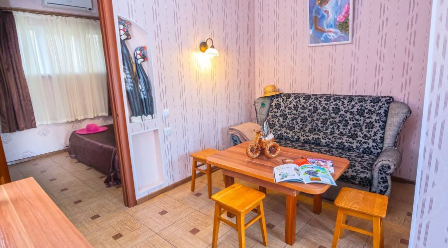 Семейный 4-местный 2-комнатный